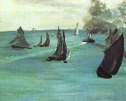 Edouard Manet The Beach at Sainte Adresse oil painting picture wholesale